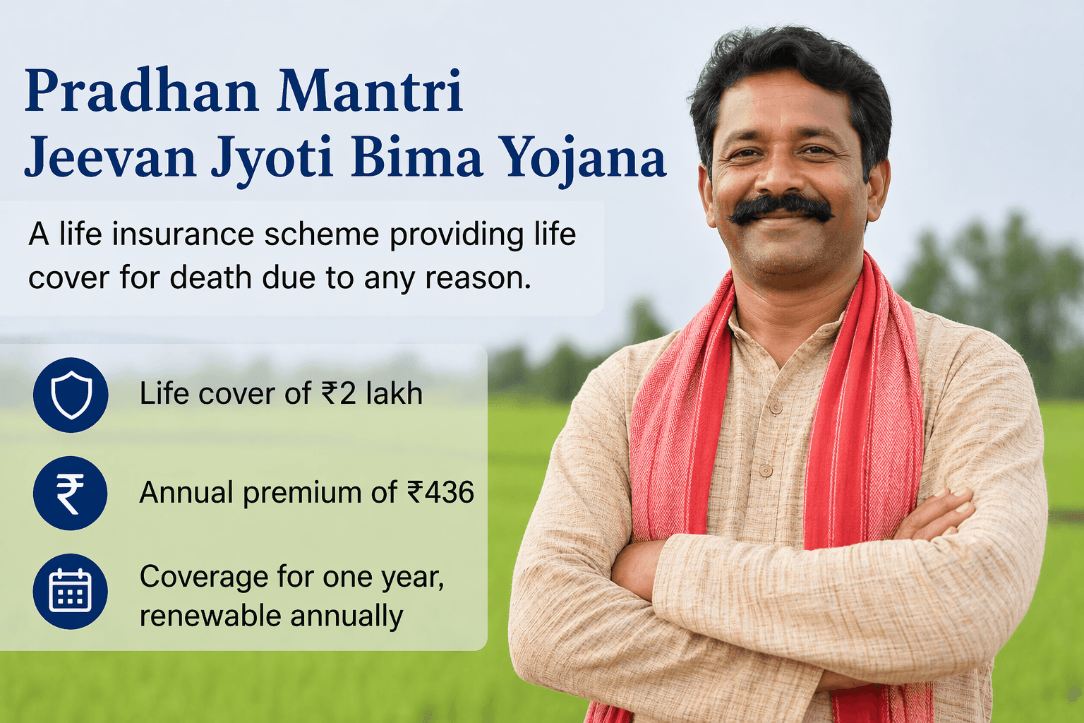 Pradhan Mantri Jeevan Jyoti Bhima Yojana: A life-protecting policy during hardships.