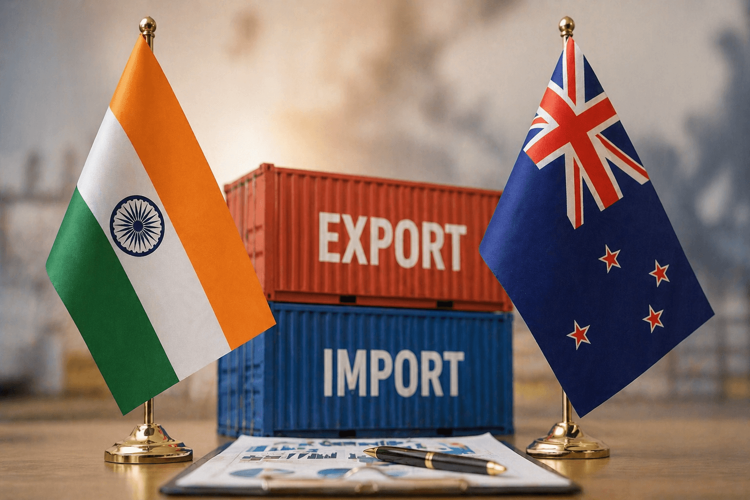 India & New Zealand Commit $20 Billion Investment Boost