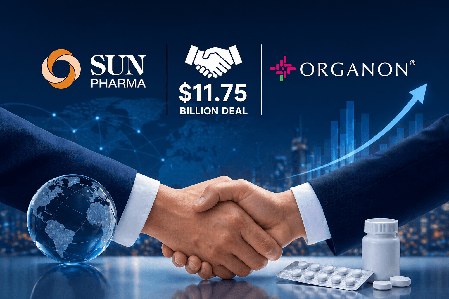 Sun Pharma’s $11.75 Billion Organon Deal and Global Growth Strategy