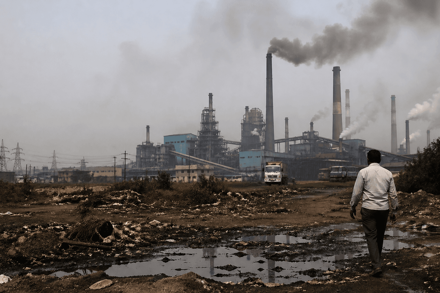 Problems in the industrial sector of India.