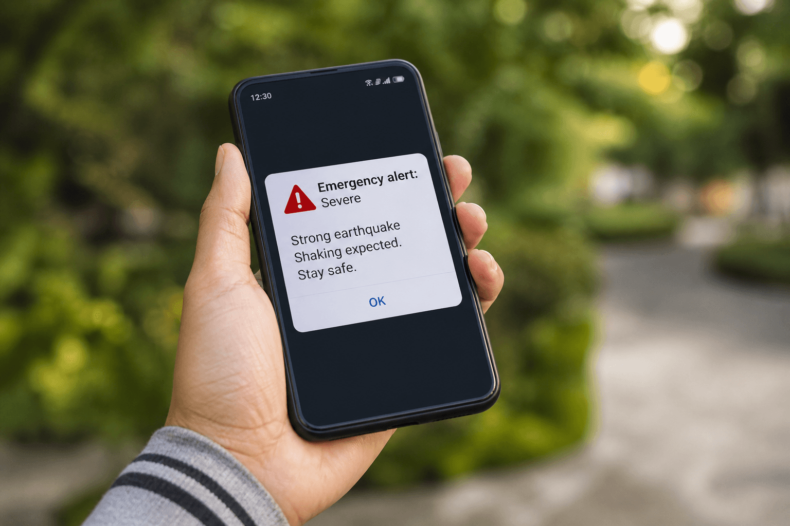 A loud national emergency alert from the Government of India