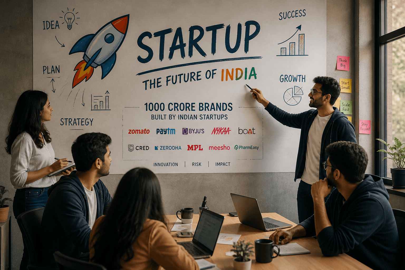 Startups which became 1000 crores brand within a few years.