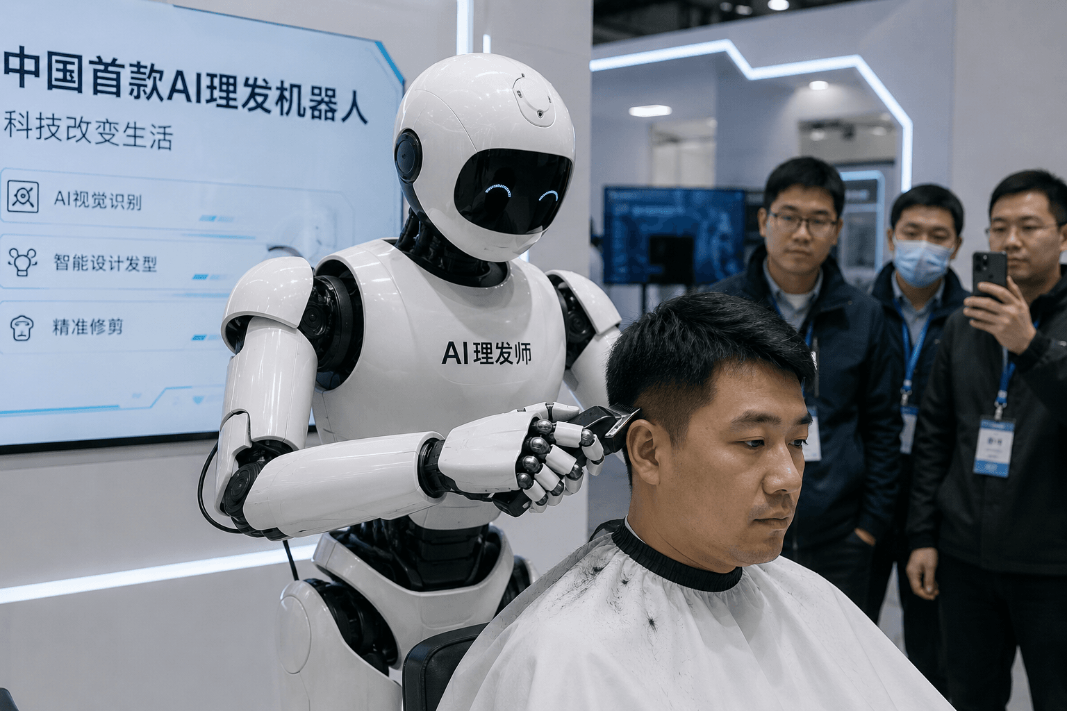 China Unveils Robotic Barber Powered by AI