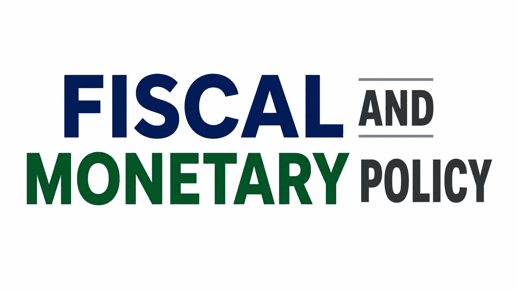 Economic Stability: The Government's Role