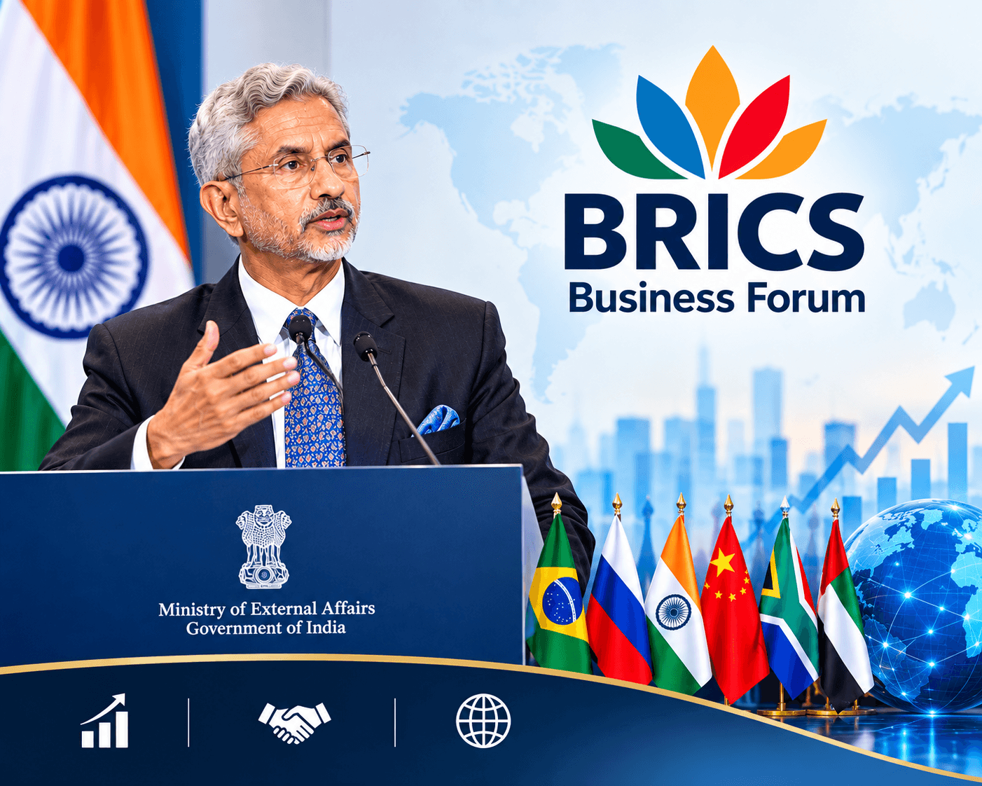 India Offers Large and Growing Market, Says Jaishankar at BRICS Business Forum