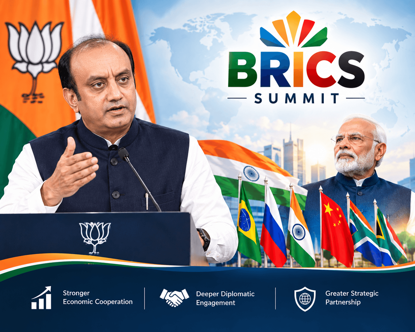 India Emerged as Key BRICS Member Under PM Modi’s Leadership: Sudhanshu Trivedi