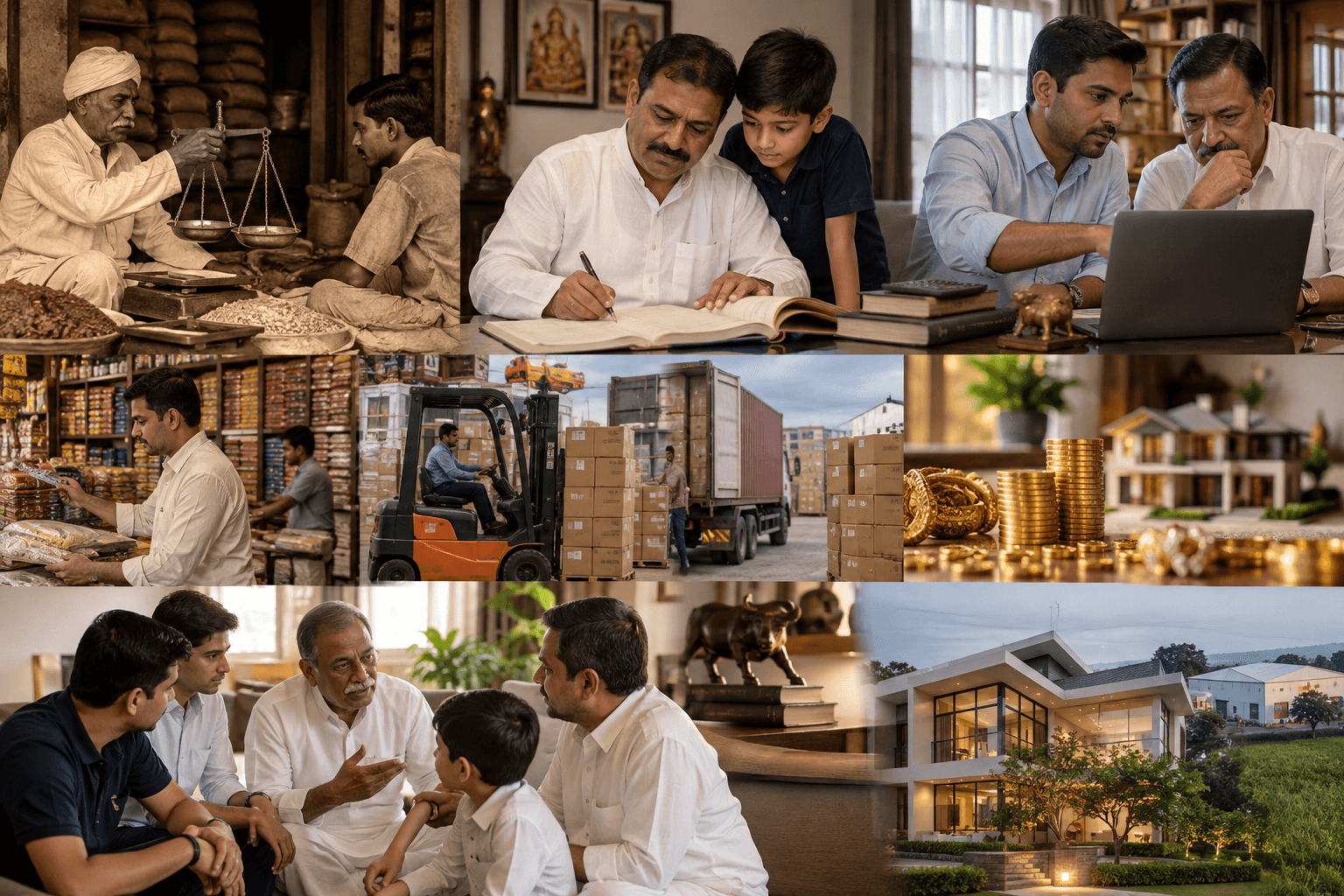 Business communities and their strategies.