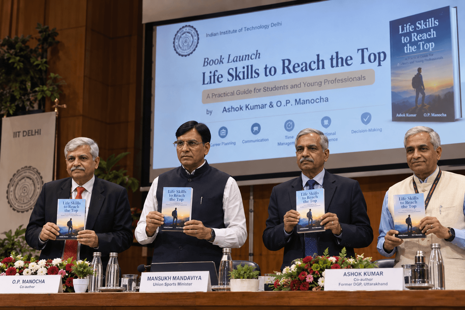 Mandaviya Launches ‘Life Skills to Reach the Top’ at IIT Delhi