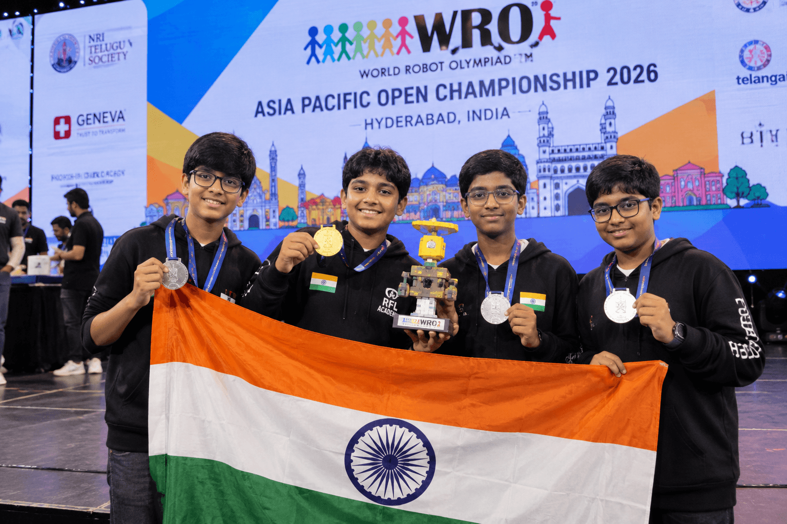  RFL Academy Wins Gold and Two Silver Medals at WRO 2026