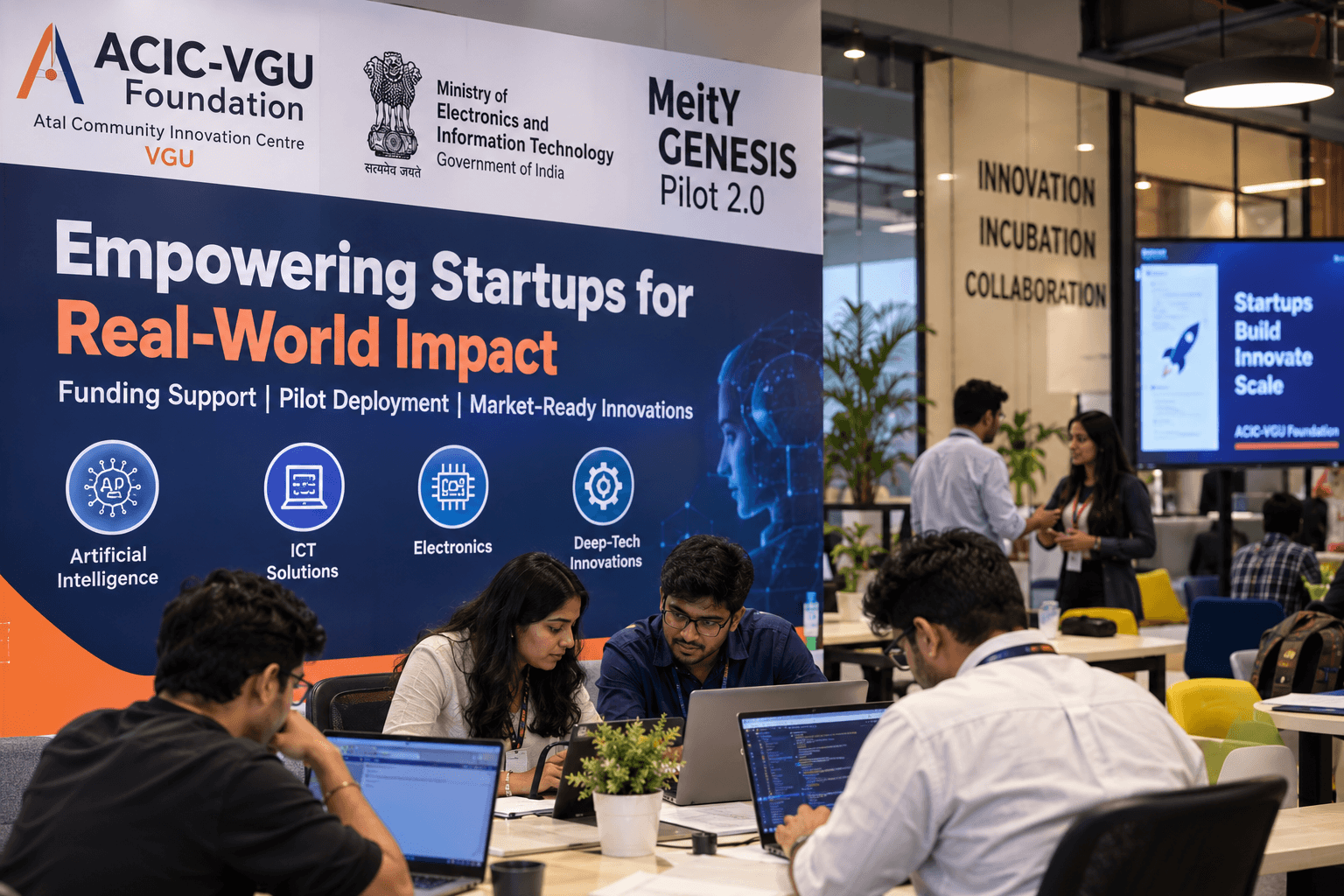 ACIC-VGU Invites Startups for ₹40 Lakh Funding