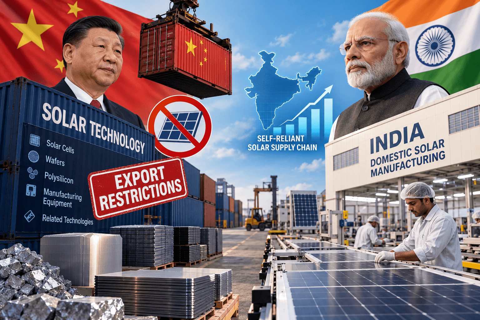 China’s Solar Technology Curbs May Boost India’s Manufacturing