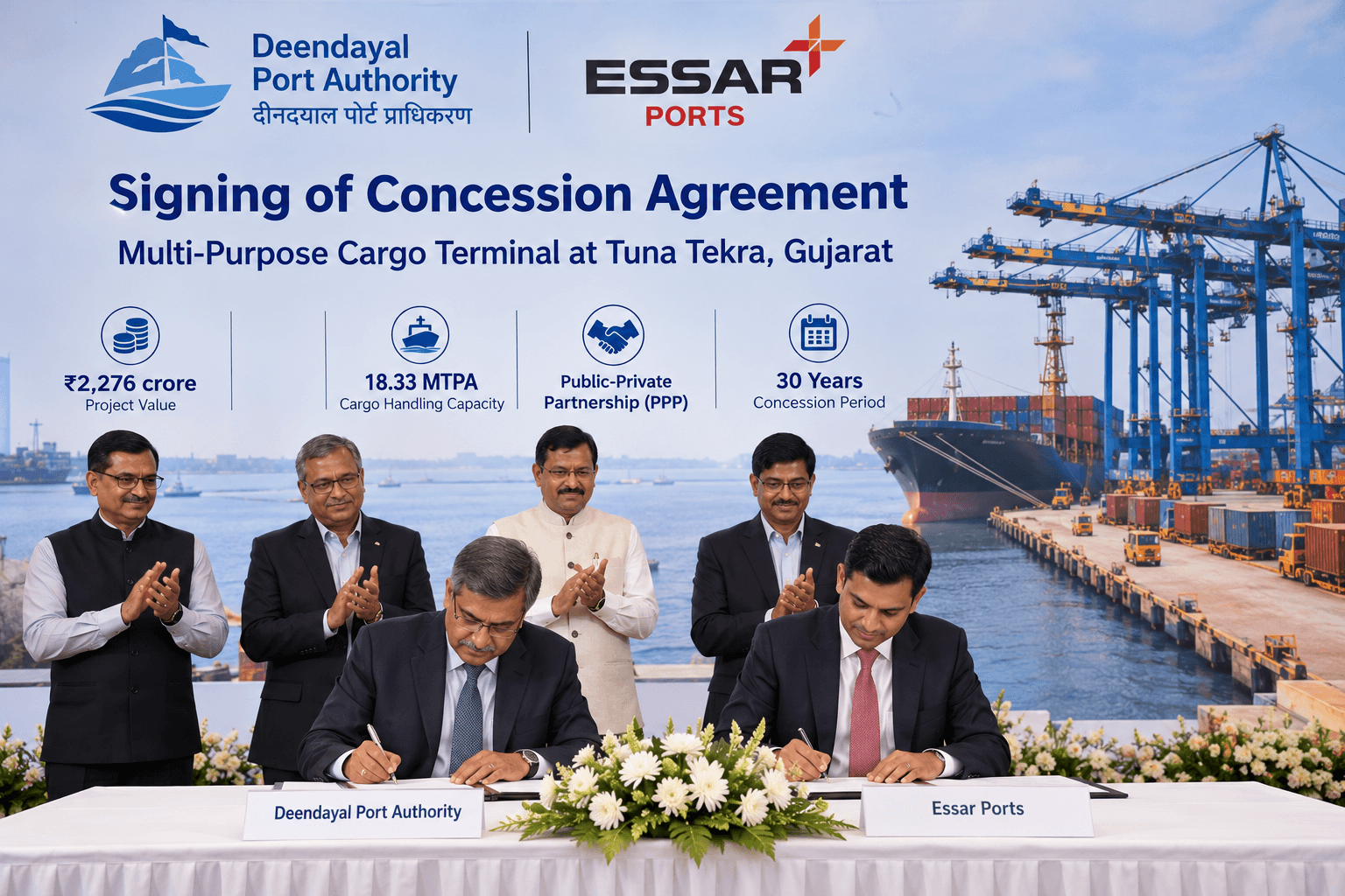 Essar Ports Wins ₹2,276 Crore Project