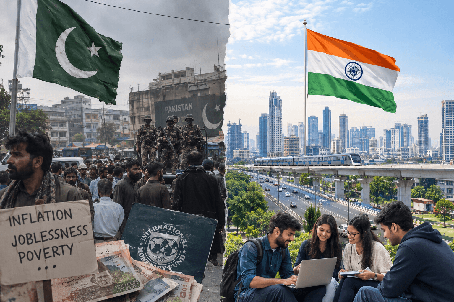 Pakistan's problems: Why can't they match India any more ?