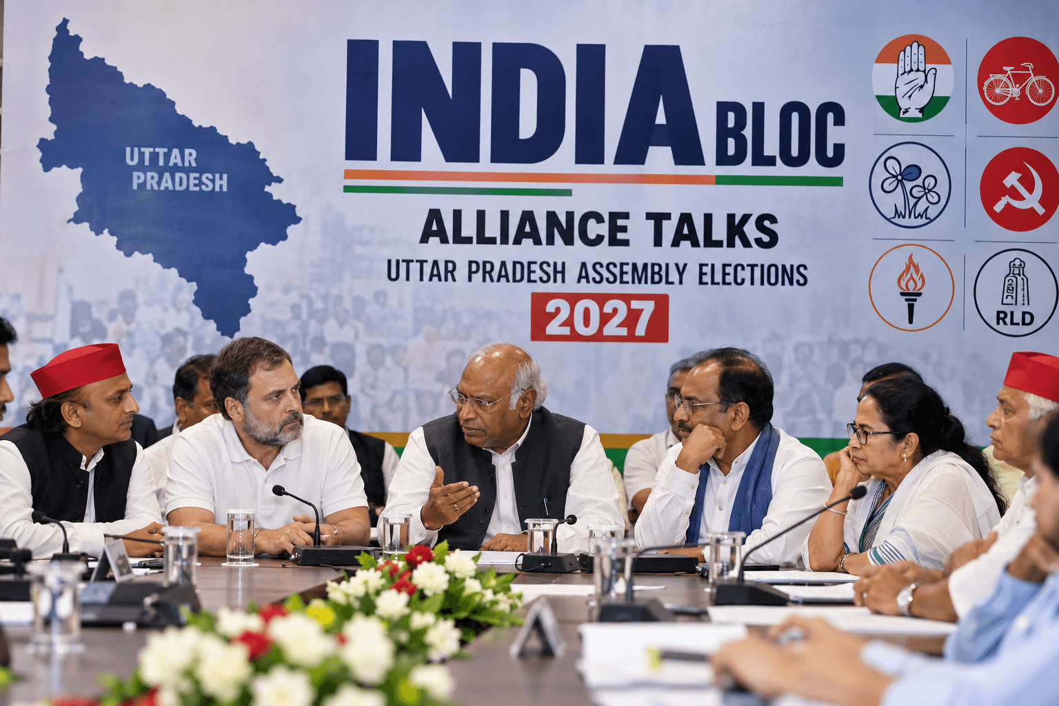 INDIA Bloc Begins UP Poll Talks