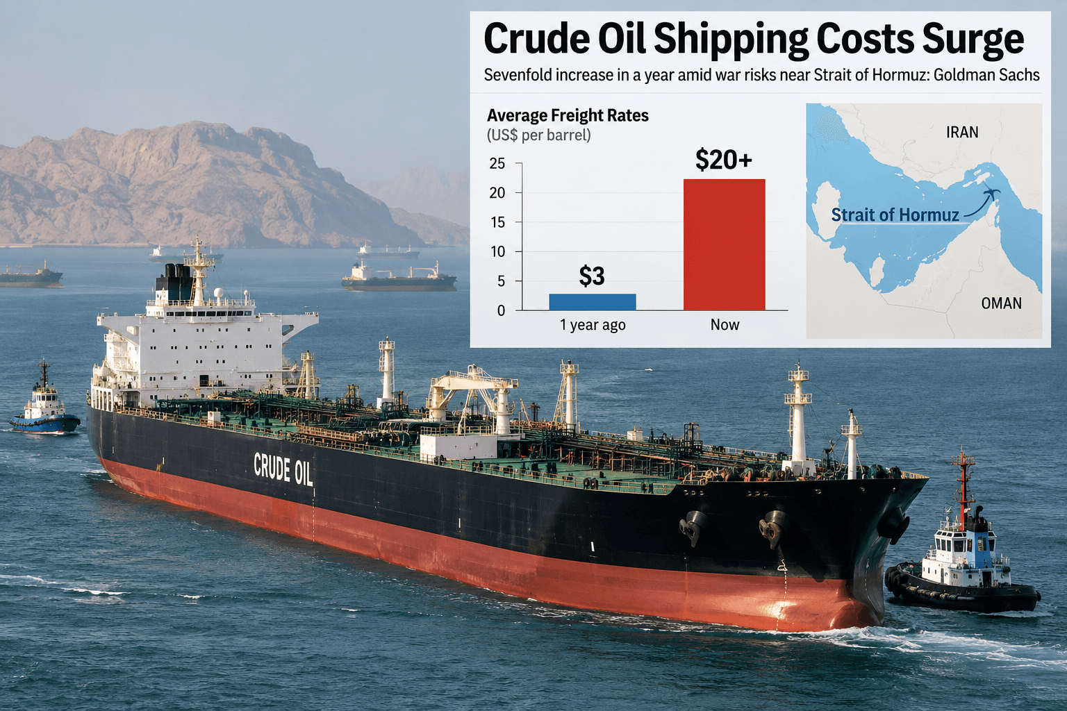 Hormuz Crisis Sends Oil Shipping Costs Soaring