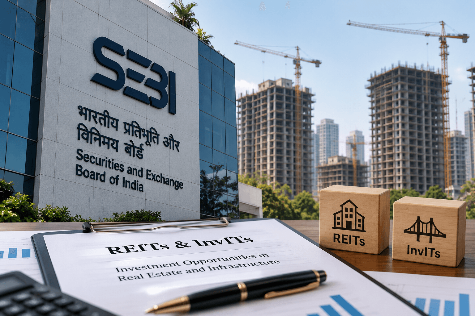 SEBI Mulls Wider Investment Options for REITs, InvITs
