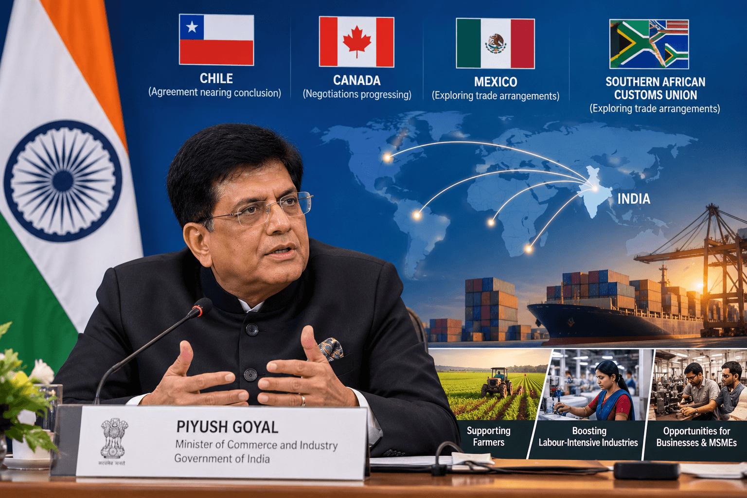 India’s Chile Trade Deal Nears Finish