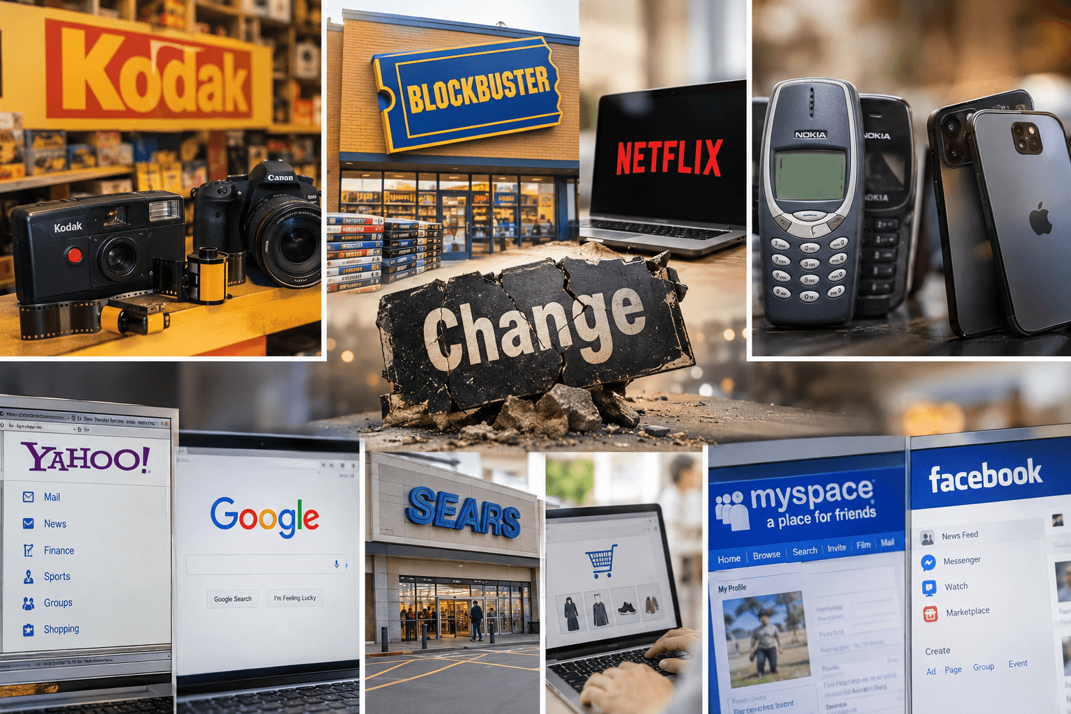 Rigidity which led to the downfall of top brands