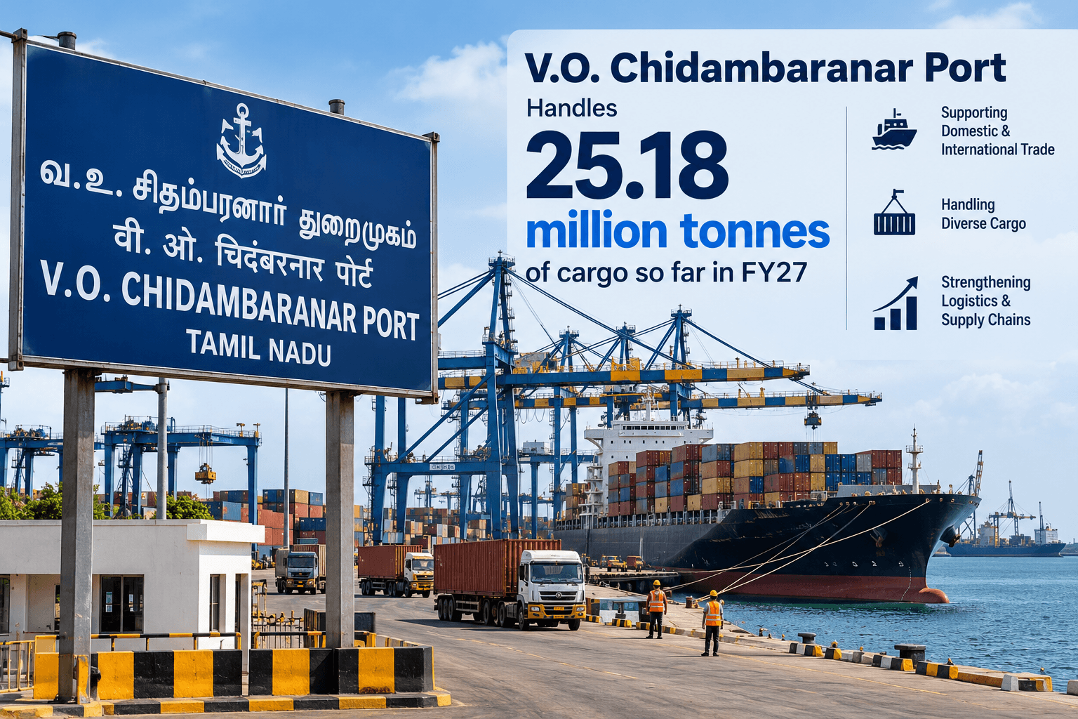 VOC Port Handles 25.18 Million Tonnes