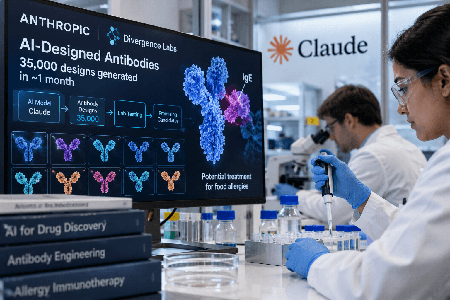 Anthropic Uses Claude to Design Allergy Antibodies