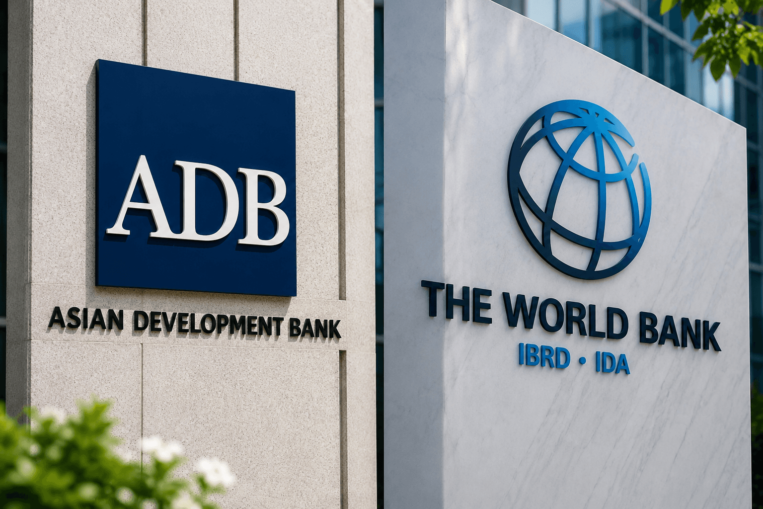 India plans for a $2.5 billion loan from ADB and World Bank.