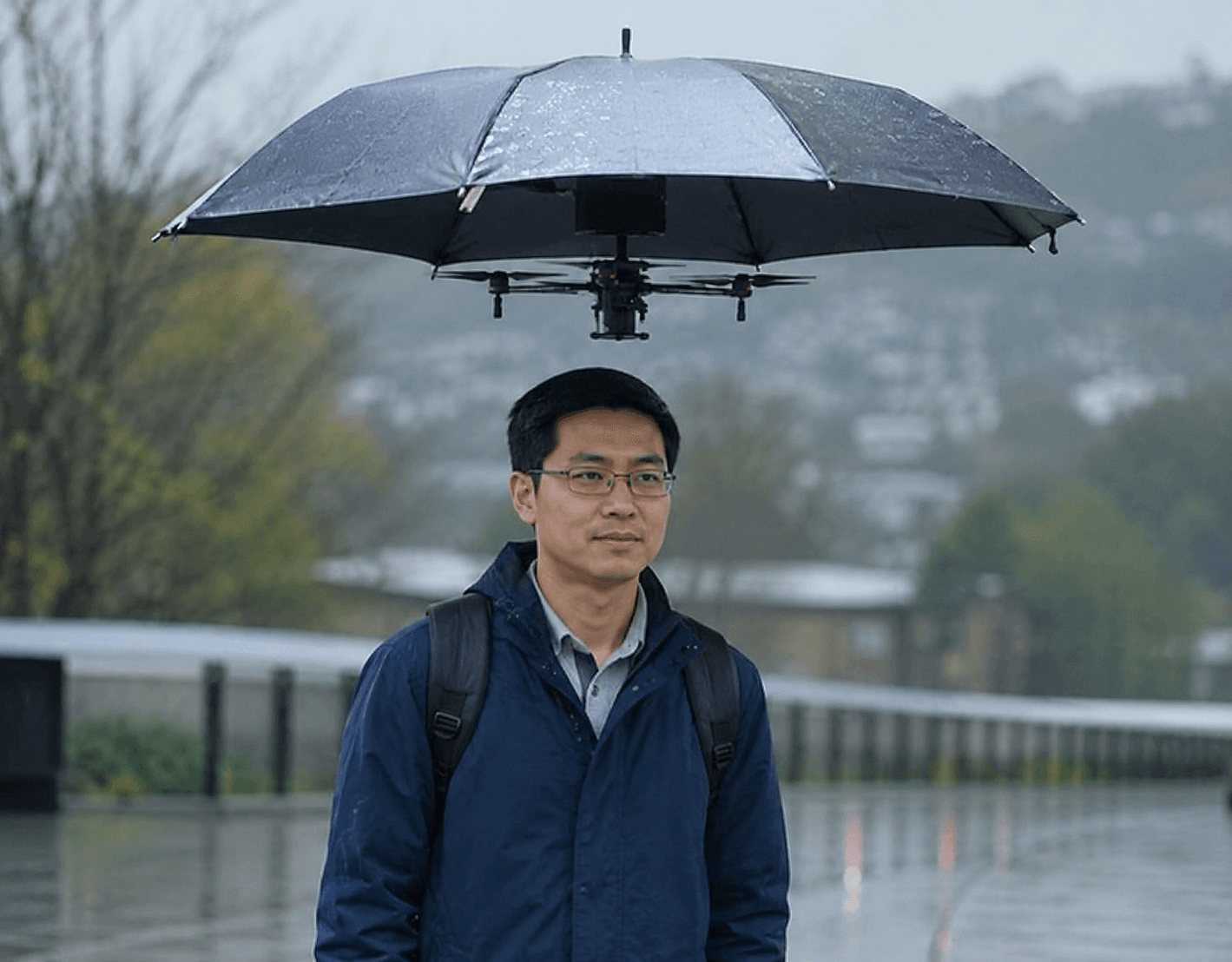 Forget carrying an umbrella.