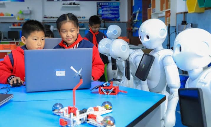 China: AI enters the classroom.