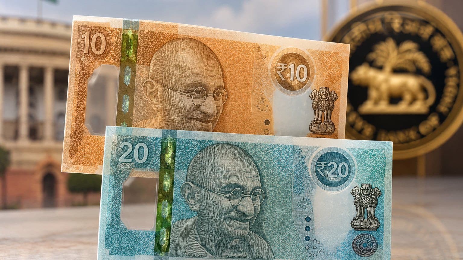 Government Approves Field Trials of 1 Billion Polymer ₹10 & ₹20 Banknotes.