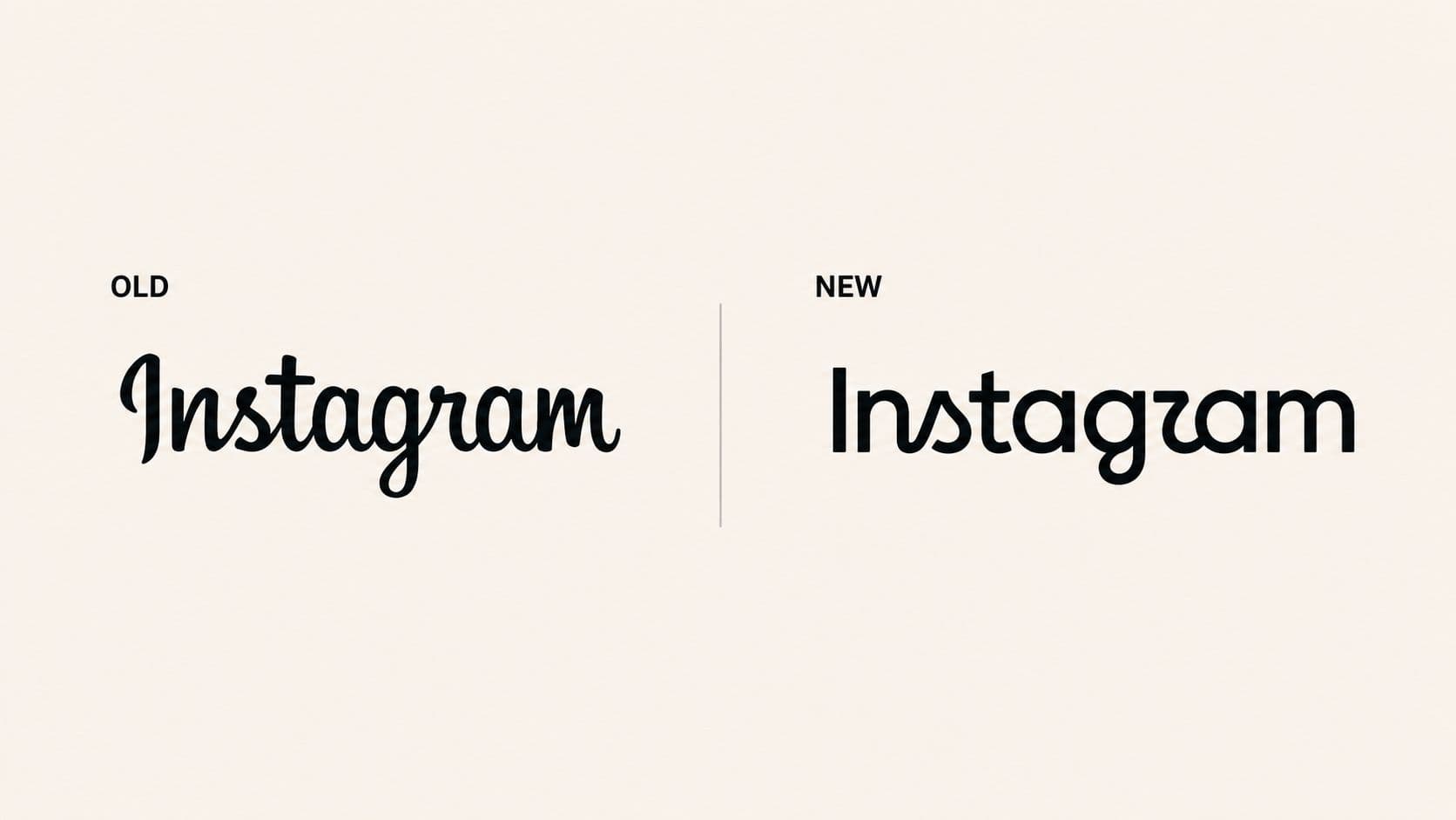Instagram Unveils Major Wordmark Logo.