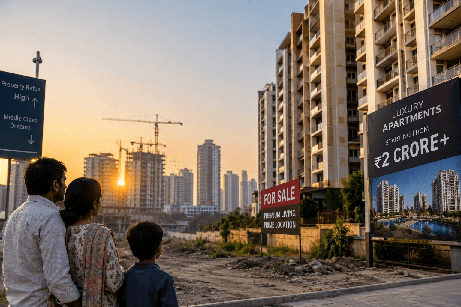 Middle class people can't buy homes anymore