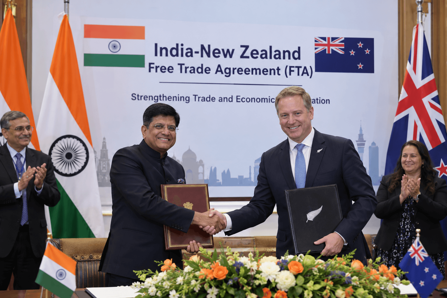 India-New Zealand FTA to Take Effect October 20