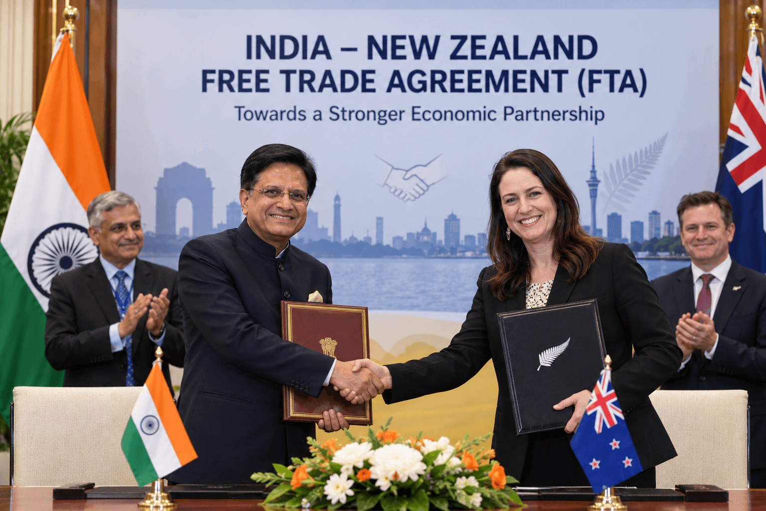 India-New Zealand FTA Targets Deeper Economic Partnership