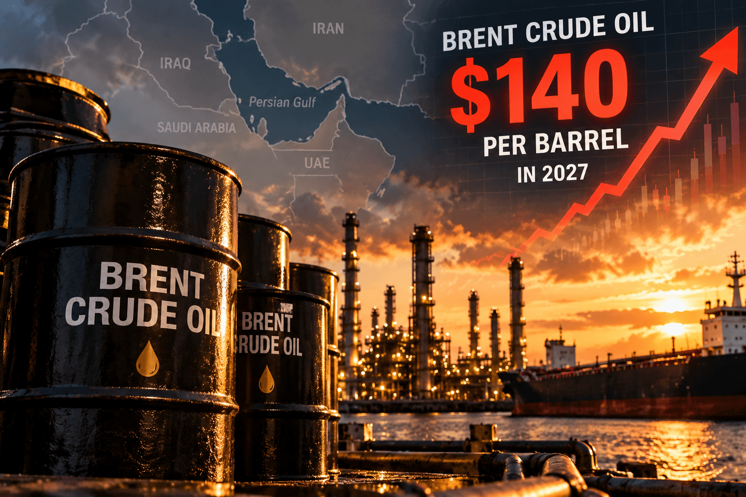 Brent Crude May Hit $140 in 2027: Goldman Sachs
