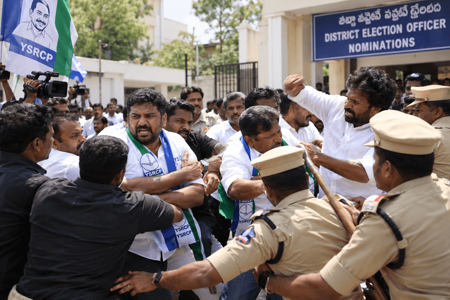 YSRCP Alleges Attacks on Poll Candidates