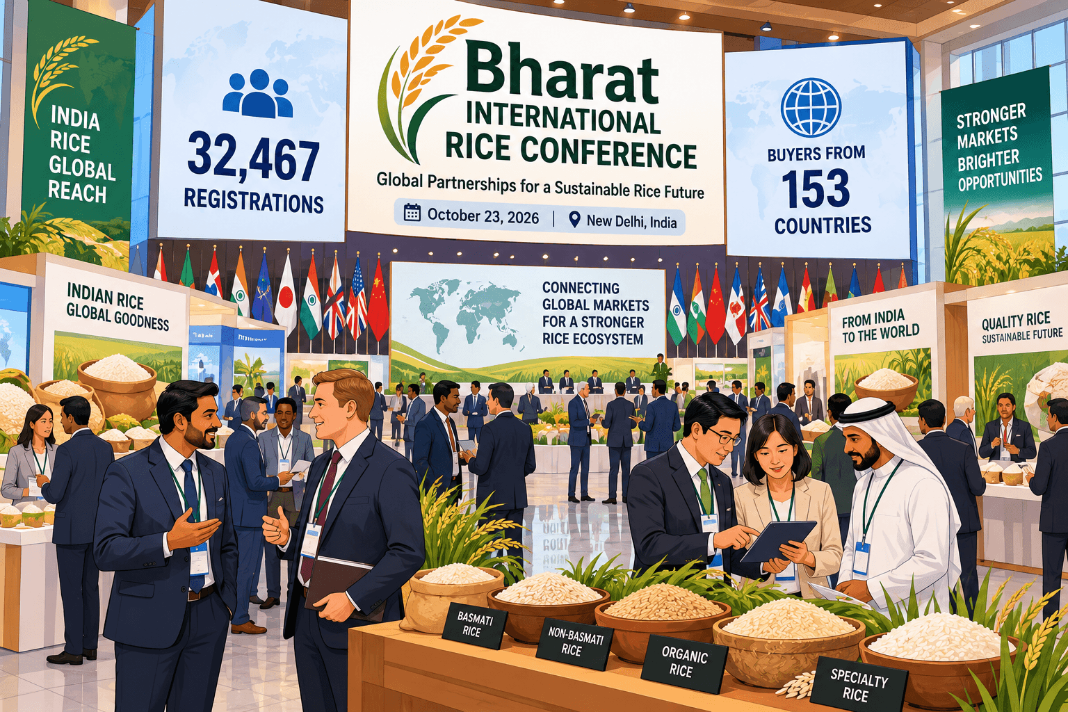 Bharat Rice Conference Draws Global Buyers