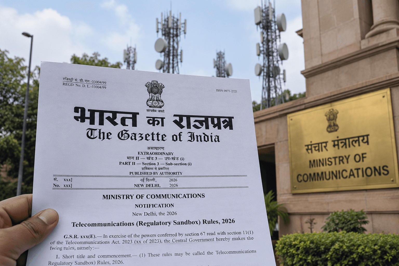 Centre Notifies Telecom Sandbox Rules