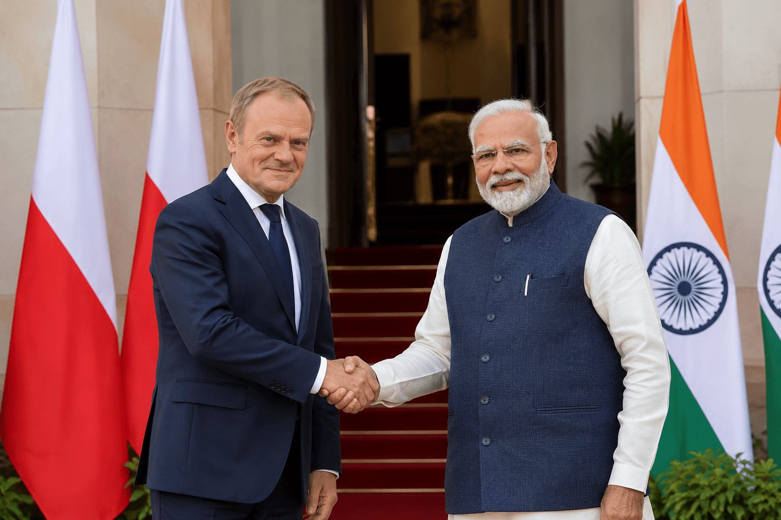 PM Modi Holds Talks with Polish PM Donald Tusk