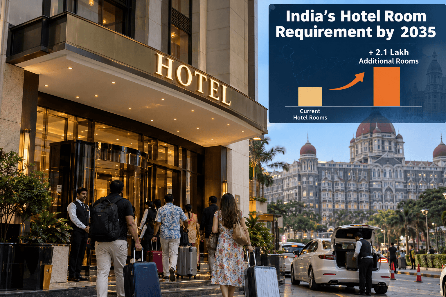 India Needs 2.1 Lakh Hotel Rooms by 2035