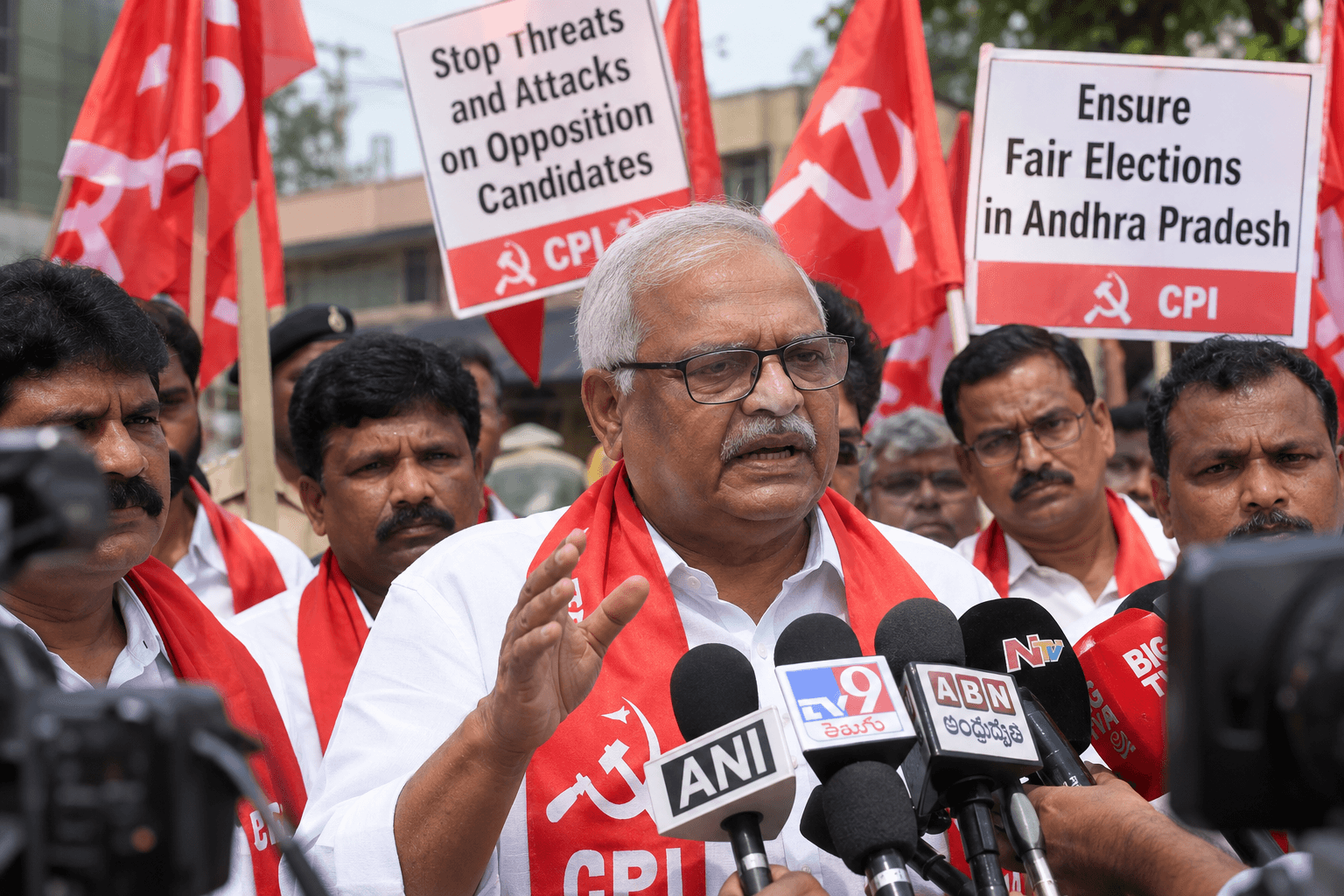 Andhra Polls: CPI Leader Alleges Candidate Attacks