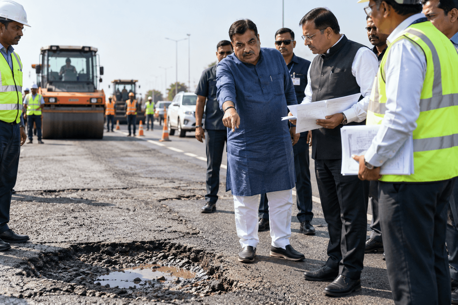 Gadkari Warns Over Road Quality