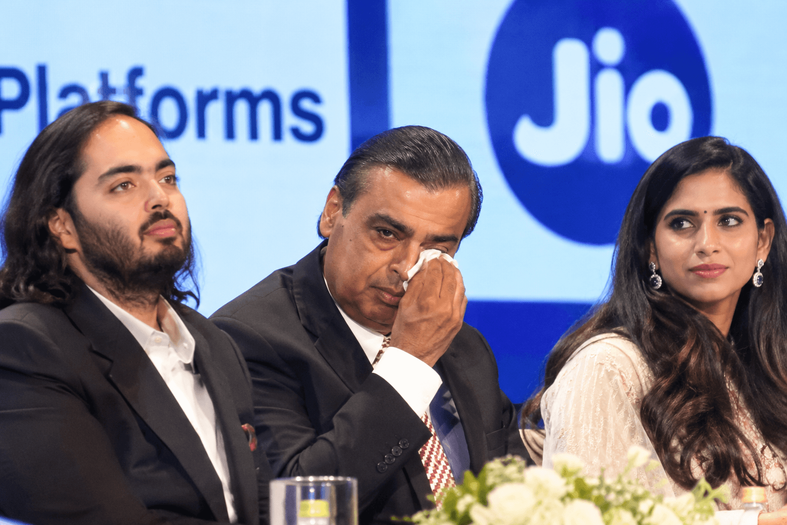 Ambani Gets Emotional at Jio IPO