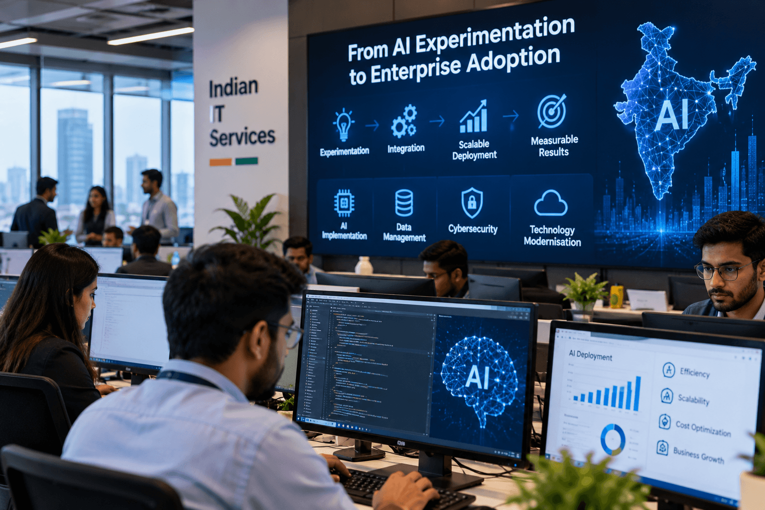 Enterprise AI May Boost Indian IT Firms