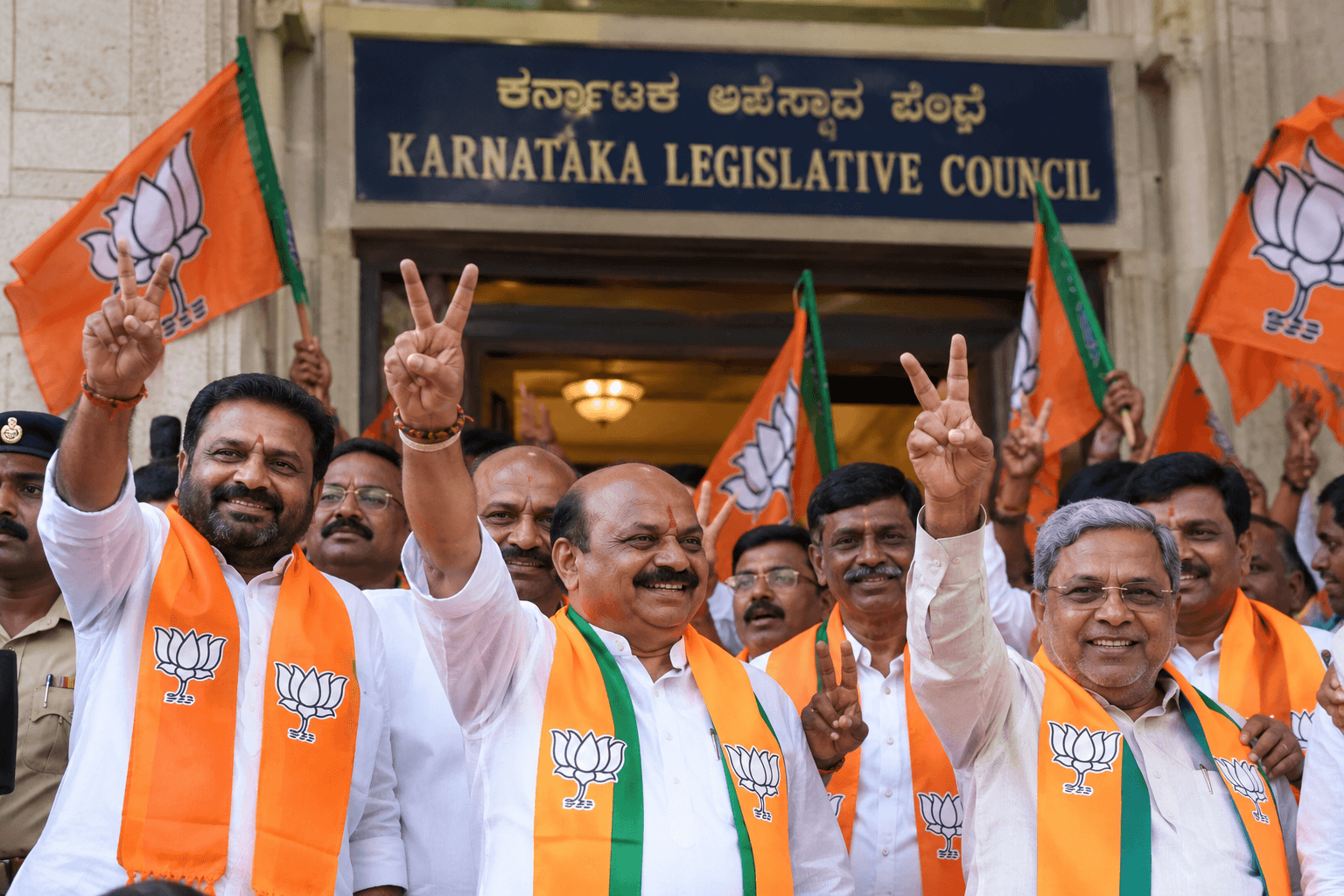 NDA Sweeps Karnataka MLC Polls 4-0